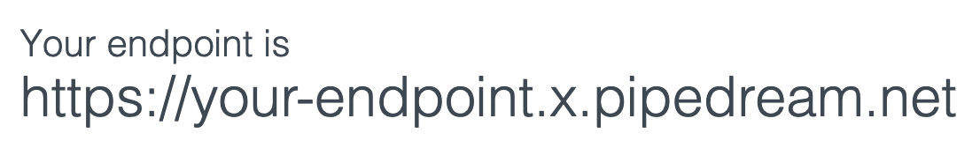 RequestBin endpoint URL